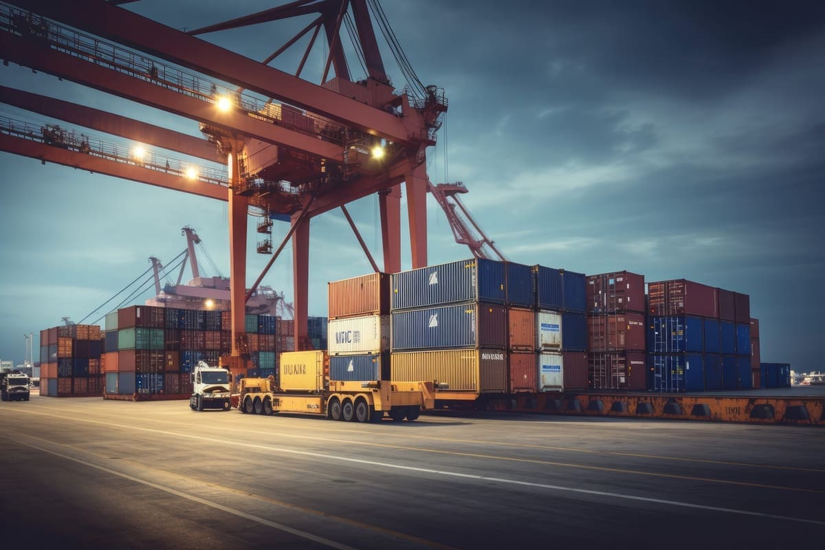 Integrated air, sea and road logistics operations